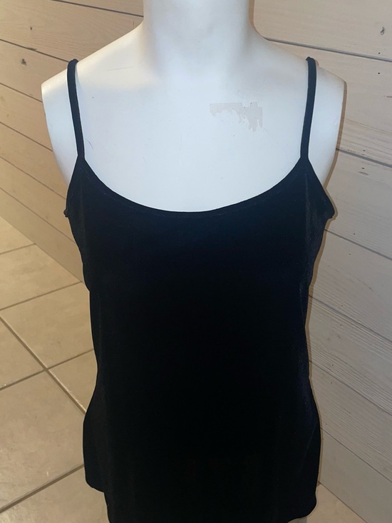 LOFT Tops - Loft Women's Black Velvet Camisole Tank Top, size 14